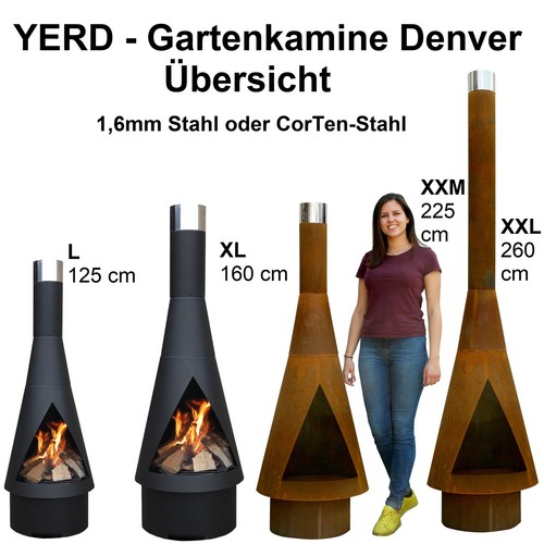 Yerd garten kamin corten - yerd,