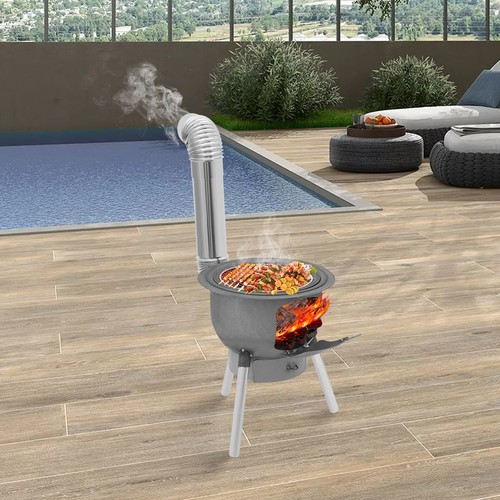 Mobiler outdoor holzofen - mobiler,